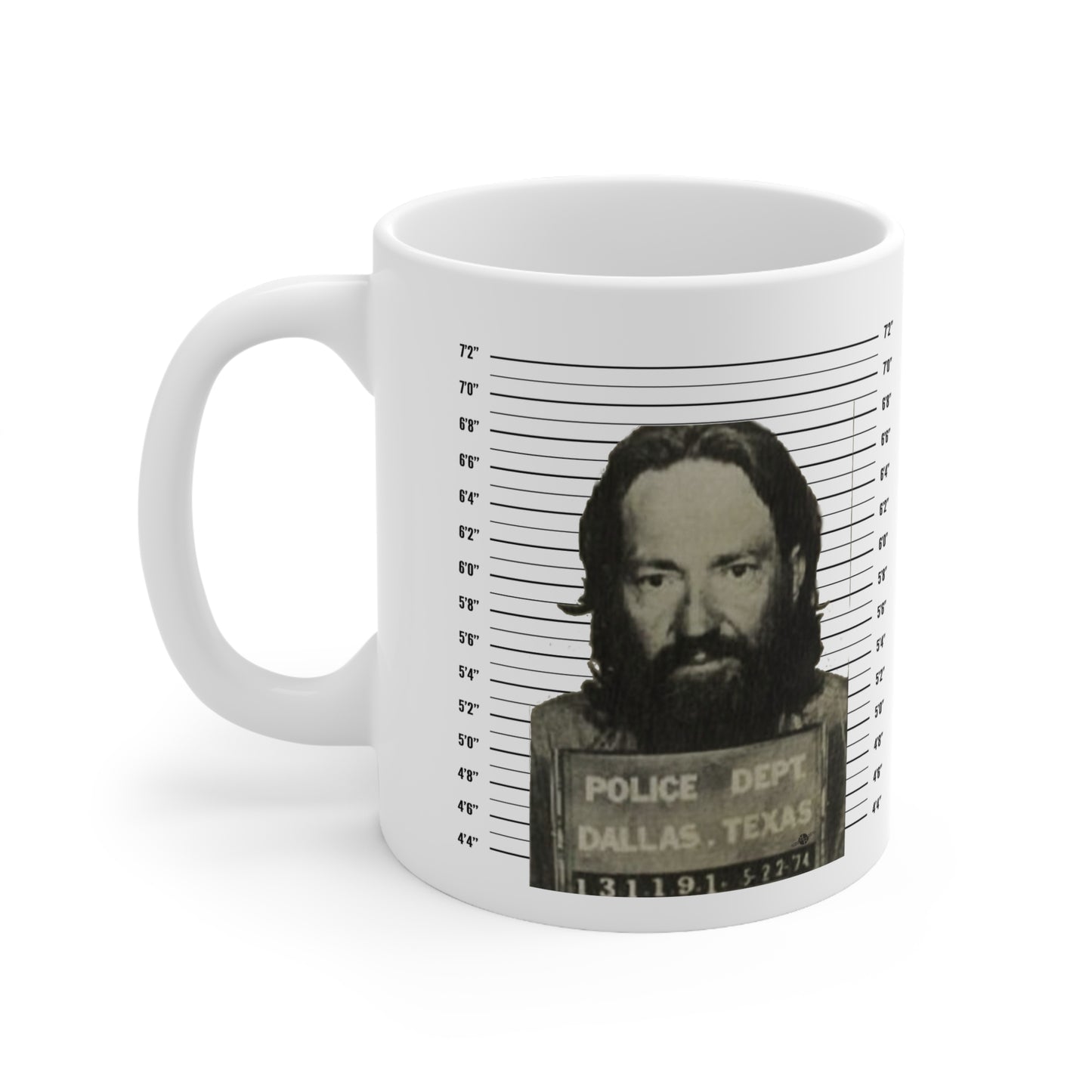Willie Nelson - Mugshot Mug