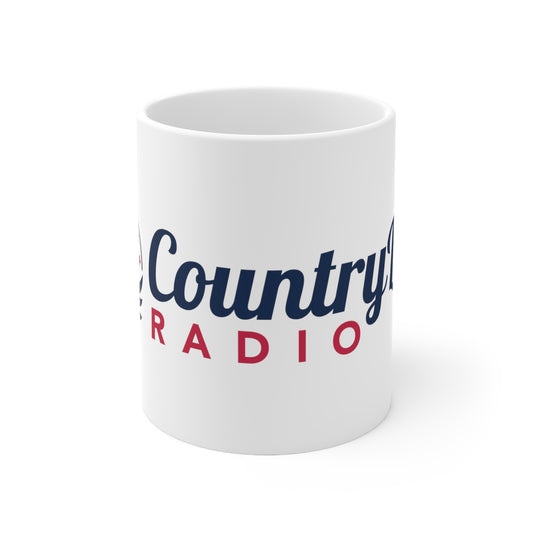 CountryLine Radio Mug | White