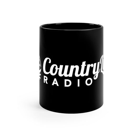 CountryLine Radio Mug | Black